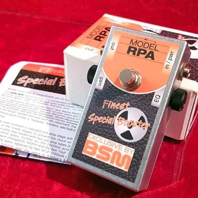 Rare BSM Treble Booster RPA 1970s Overdrive Sound of Ritchie Blackmore w/ box TOP image 8