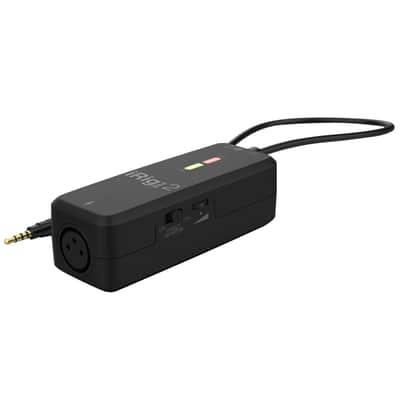 iRig Pre 2 Microphone Preamp for Smartphones, Tablets and Video Cameras - Open Box Mint image 2
