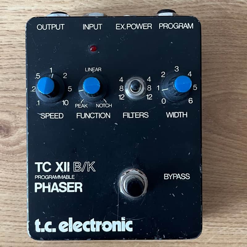 1980s TC Electronic XII B/K Programmable Phaser Black