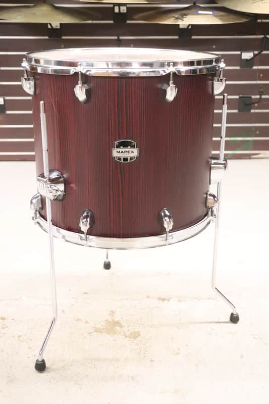 Mapex Mars 14x16 Bloodwood Floor Tom Drum image 1