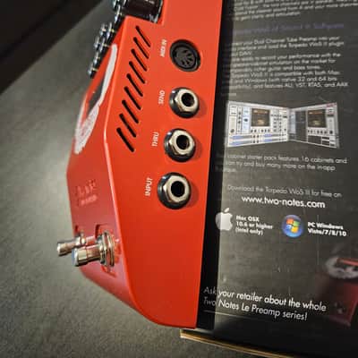 Two Notes Le Lead Dual Channel Tube Preamp 2010s Red image 2