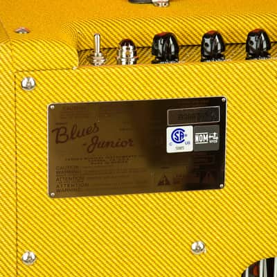 Fender Blues Junior LTD All Tube Combo Amp, Lacquered Tweed image 5