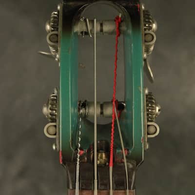 RARE 1960's Ampeg AEB-1 Scroll Bass original BLUE + BLACK!!! image 3