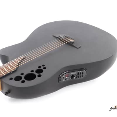 Ovation DS778TX Elite TX Mid Depth D-Scale Acoustic/Electric Guitar - Black image 6