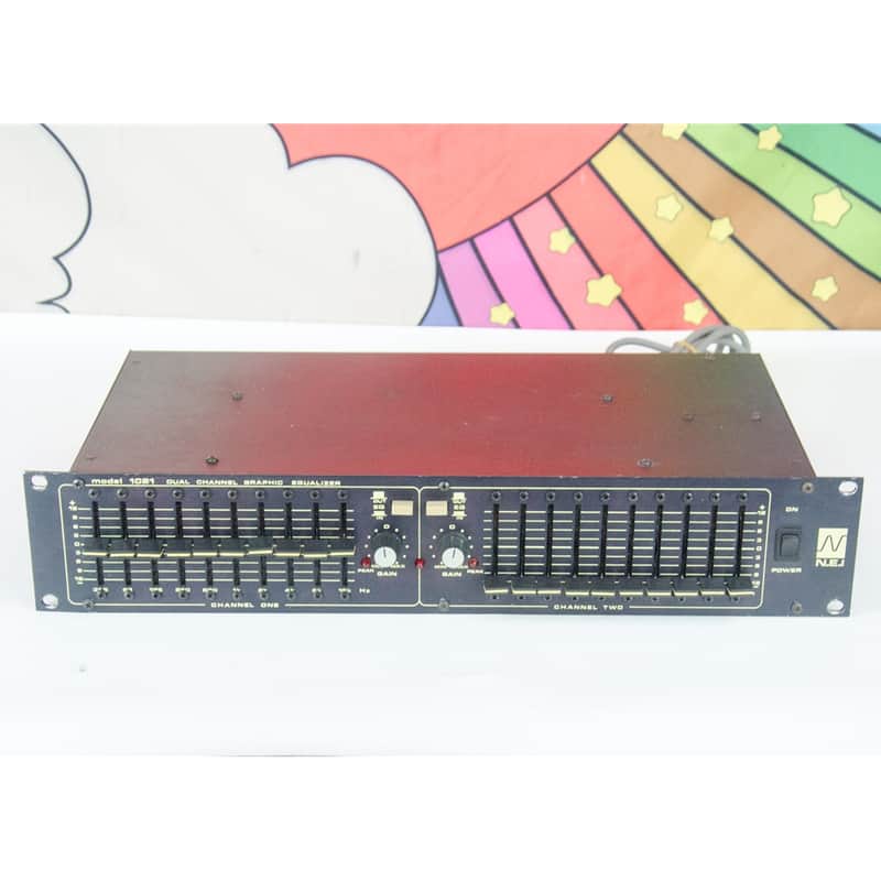 Used Neptune NEI 1021 Vintage 10 Band Stereo Graphic Equalizer image 1