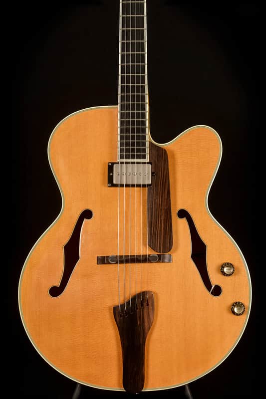 Chris P. Walsh 17″ Archtop US Luthier Built - Natural image 1