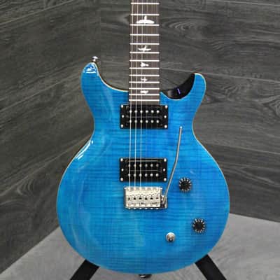 PRS Paul Reed Smith SE Carlos Santana Signature Electric Guitar Sapphire Finish with Gig Bag image 8