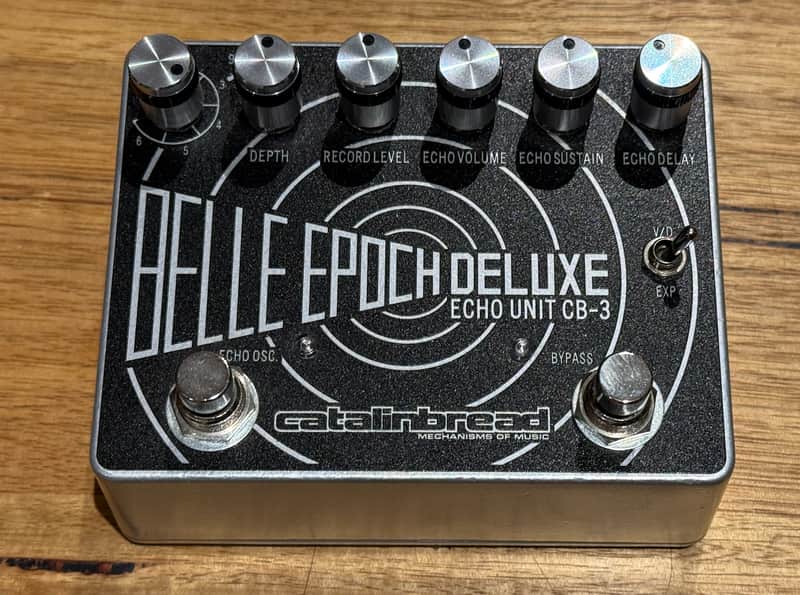 Catalinbread Belle Epoch Deluxe CB3 Dual Tape Echo Emulation 2022 - Present - Black / Silver image 1