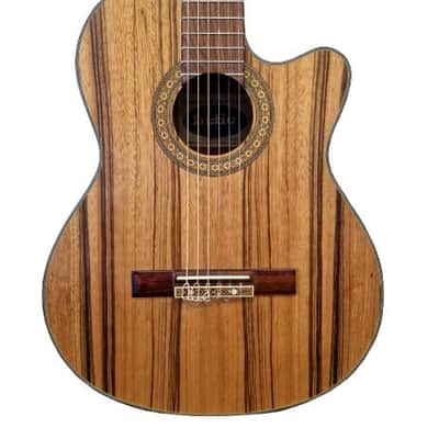 Indie Classical Visual CE - Acoustic Guitars - Natural - Excellent w/ Soft Case image 1