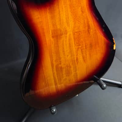Squier Classic Vibe 70's Jazz Bass 4-String Bass Guitar 3-Tone Sunburst Finish image 12