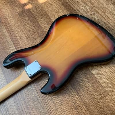 Fernandes Jazz Bass 1990s 3-Tone Sunburst image 5