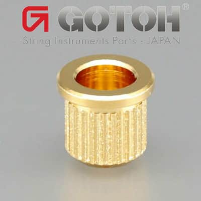 NEW (6) Gotoh TLB-1 String Body Ferrules for Fender Telecaster/Tele - GOLD image 1