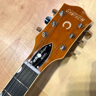 Gretsch G6120T-BSSMK Brian Setzer Signature Nashville Hollow Body '59 "Smoke" with Bigsby 2025 - Smoke Orange image 13