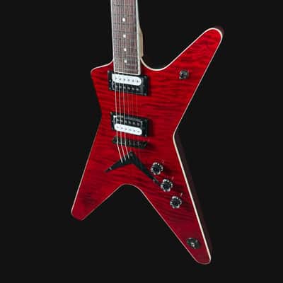 Dean MLX Quilt Maple Electric Guitar in Scary Cherry image 4