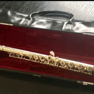 Yamaha Yamaha YFL-462 EXCELLENT Sterling Silver Flute, Open Hole, B Foot, Offset G Key Silver image 1