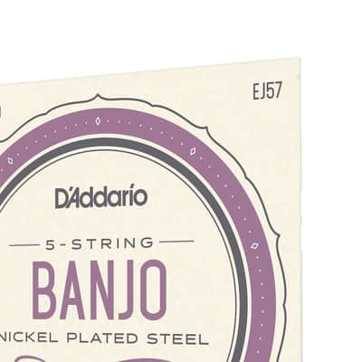 D'Addario 11-22 Custom Medium NPS 5 String Banjo Strings - EJ57 image 2