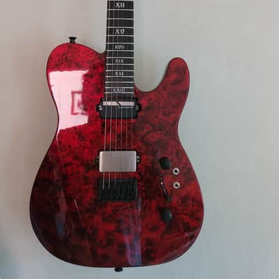 Sustainiac EMG Schecter PT Apocalypse Red Reign - Custom Shopped image 2