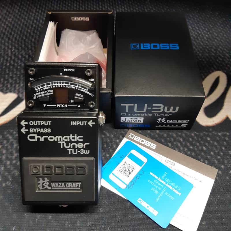 Boss TU-3W Chromatic Tuner Waza Craft DEC 2023 MIJ with BOX image 1