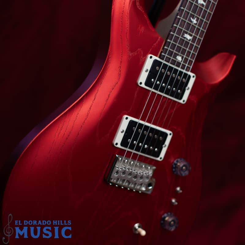 PRS CE24-08 Swamp Ash Limited Edition Red Apple Metallic image 1
