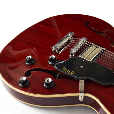 Guild Starfire I 12-ST 12-string Semi-hollow - Cherry Red image 6