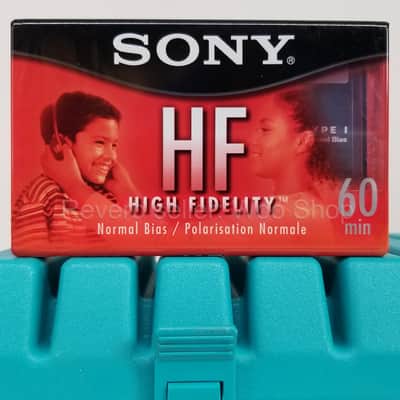 Lot of 10 NEW Sony HF 60 & 90 Audio Cassettes w/Turquoise Tape Taxi Storage Case image 2