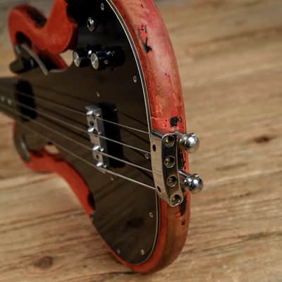 Ampeg AEB-1 Fretted Bass Redburst 1960s image 9