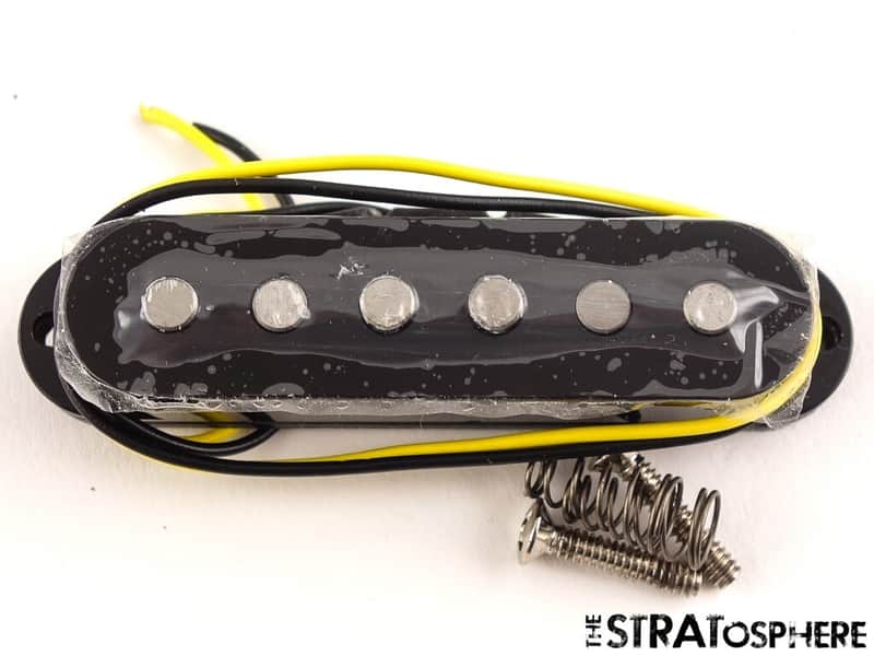 Fender Squier Classic Vibe 70s Strat MID PICKUP Stratocaster Alnico Black. image 1