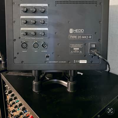HEDD Type 20 mkii pair w matching HEDD Sub 8.   Ask about cables. image 5