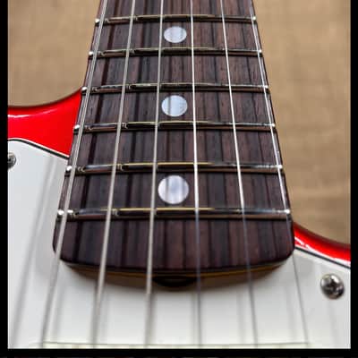 Fender Custom Shop '66 Strat,  DLX CLOSET CLASSIC - Faded Aged Candy Apple Red image 7