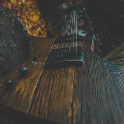 Custom “Dark Moon” 7 string Explorer  (lefty) image 4