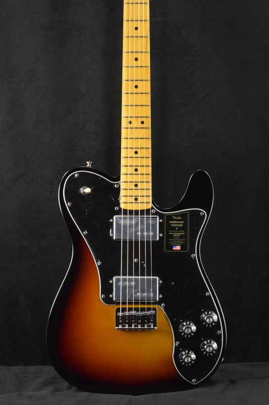 Fender American Vintage II 1975 Telecaster Deluxe 3-Color Sunburst Maple Fingerboard image 1