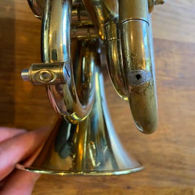 Jupiter SPT-416 Pocket Trumpet 1990-2000 - Brass lacquer image 7