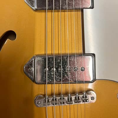 2011 Epiphone Casino Reissue with Pau Ferro Fretboard 2019 - Metallic Goldtop image 16