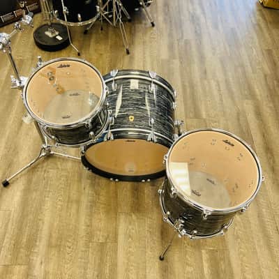 Ludwig Classic Maple Downbeat 3-Pc Shell Pack 12/14/20 (Vintage Black Oyster) image 6