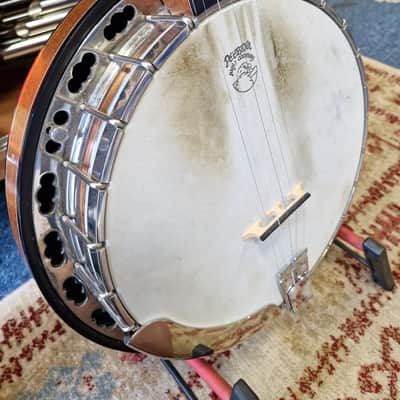 Deering Black Diamond 5-String Banjo Solid Rolled Brass Tone Ring 2010s - Natural image 2