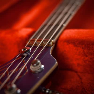 Guyatone EB-9 Sharp 5 1960s - Lavender Metallic image 5