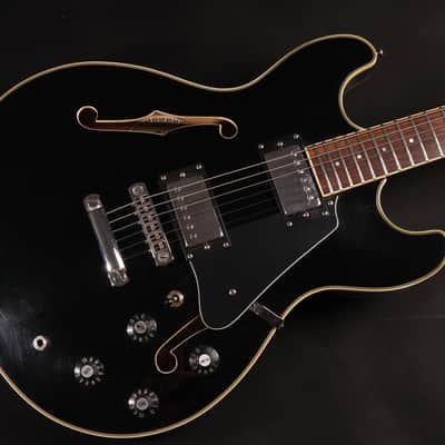 Aria Pro II TA-40 (ES-335) Black Archtop image 2