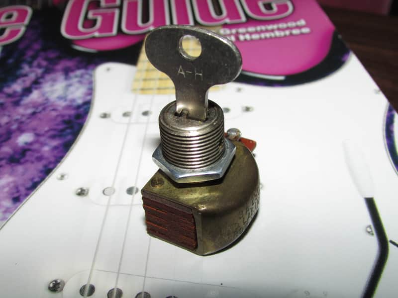 1960's Ampeg Manhattan Guitar Club Amp Switch & Key-RARE! image 1