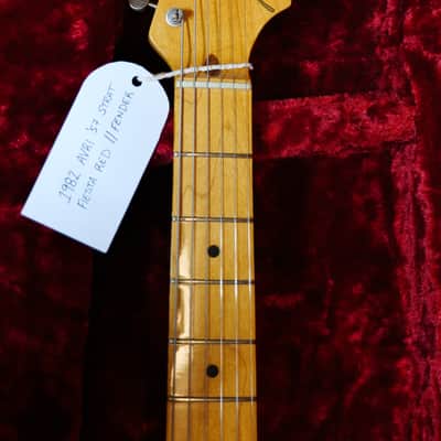 Fender AVRI 57 1982 Fullerton Strat - Fiesta Red image 9