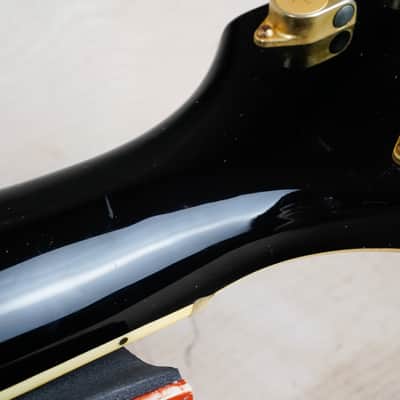 Burny RCL-65 Custom MIJ 1990 Black Beauty Made in Japan VH-1 PAF Pickups 1960 Reissue w/ Hard Case image 17