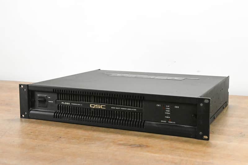 QSC PL380 Powerlight 3 Series 2-Channel Power Amplifier CG012GG image 1