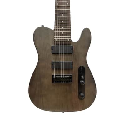 Unknown T1 8-String Telecaster MIJ - Swamp Green image 1