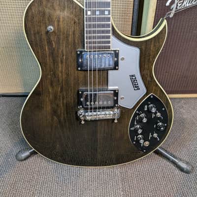 Gretsch 7681 Super Axe Electric Guitar w/Gig Bag - Ebony Stain (1979) image 3