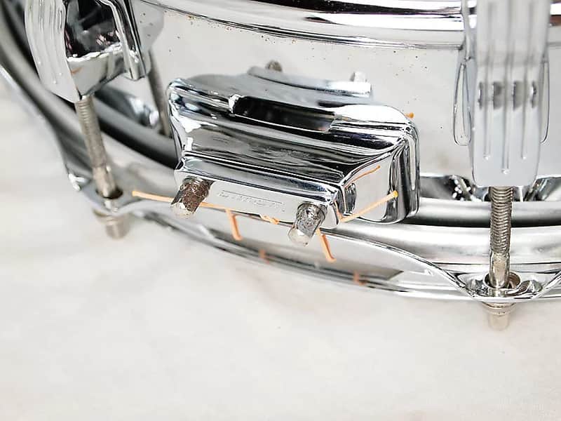 Ludwig LM302 Rocker 6.5x14" 10-Lug Steel Snare Drum image 4