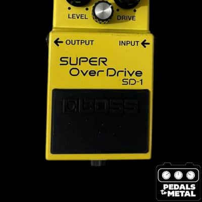 Boss SD-1 Super OverDrive (Silver Label) 1997 - Present - Yellow - X18013 image 1