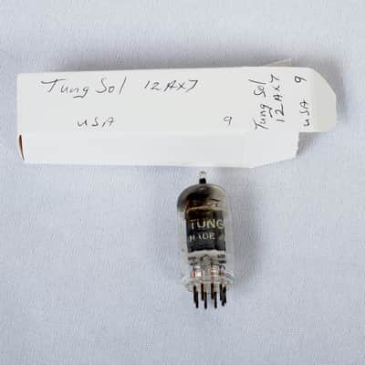 Vintage Tung-Sol 12AX7 Preamp Tube – Tests Very Good – USA Made image 1