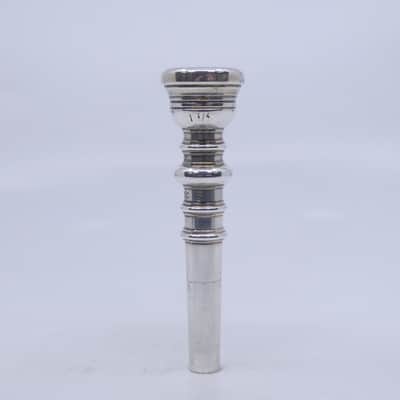 C. Bosc 1 1/4 Baroque Trumpet Mouthpiece w/ 3 Backbore - Silver image 1