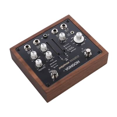 Vongon Polyphrase Stereo Echo Effects Pedal w/ Infinite Feedback image 2