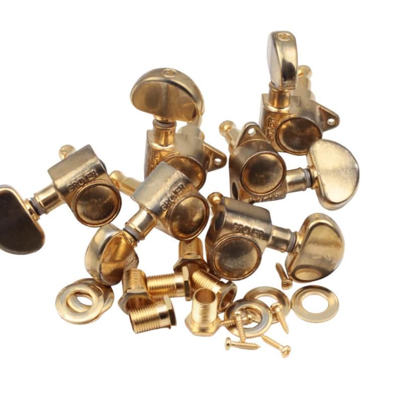 Grover Rotomatic Gold aged Tuners 3/3 fits Gibson image 1