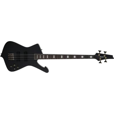 Ibanez ICB620 ICB 4-String Bass w/ Bartolini Pickups & Bag - Black Flat image 3
